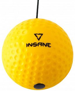 Мяч боевой Insane IN22-FB100 на резинке yellow