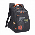 Рюкзак школьный GRIZZLY RB-050-2 /2 black/orange
