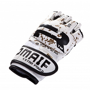Перчатки для ММА Roomaif RRBG-153 white