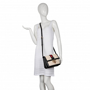 Женская сумка Pola 98369 white/black
