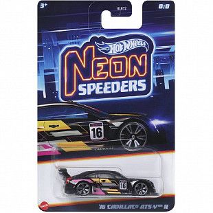 Машинка Hot Wheels Neon Speeders '16 Cadillac ATS-V R 8/8 (HLH72 HRW82)