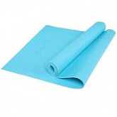 Гимнастический коврик для йоги, фитнеса Starfit FM-103 PVC HD light blue (173x61x0,4)