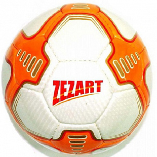 Мяч футбольный Zez Sport 0055 Orange/White 5р.