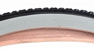 Велопокрышка Kenda 700х35С (37-622) K935 Khan Полуслик 5-527778 Black/White
