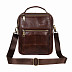 Мужская кожаная сумка Polar 812166-9 brown