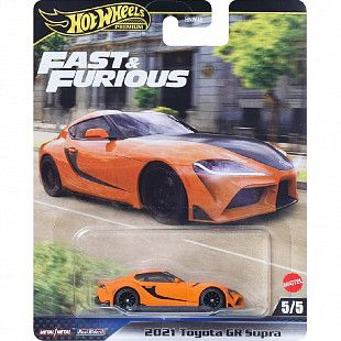 Машинка Hot Wheels Premium 2021 Toyota GR Supra (HNW46 JBM00)