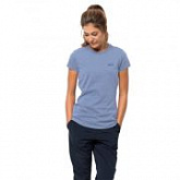 Футболка женская Jack Wolfskin Essential T Women shirt blue