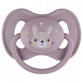 Пустышка Canpol babies Cute Animals Латексная Круглая 6-18 мес. (22/594_new) pink