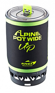 Горелка с кастрюлей Kovea Alpine Pot Wide Up 1,5L