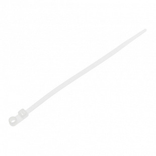 Хомут-стяжка Starfix 7.6х400 с монтажным отверстием 100 шт white SM-29256-100