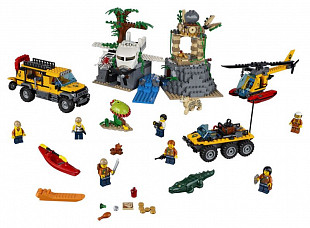 Конструктор LEGO База исследователей джунглей 60161