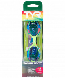 Очки TYR Kids Swimple Tie Dye Mirrored LGSWTDM/465 light blue