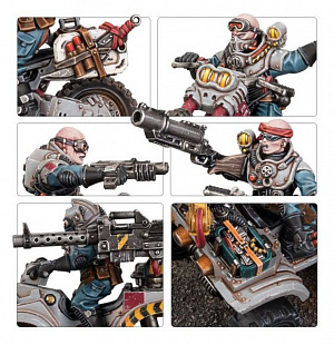 Миниатюры Games Workshop Warhammer Genestealer Cults Atalan Jackals 51-62