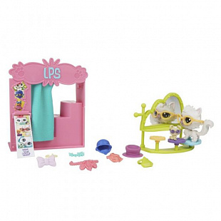 Игровой набор Littlest Pet Shop Хобби петов Кошечка (E0393)