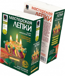 Творческий набор Fantazer 67763 Глиняная свеча «Фантастическое трио» 217024