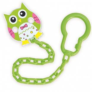 Прищепка для пустышки Canpol babies Совы 10/876 Green