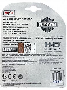 Масштабная модель мотоцикла Maisto 1:24 Harley-Davidson 2007 XL 1200N Nightster (35094)