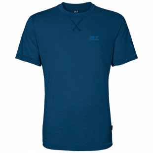 Футболка мужская Jack Wolfskin Crosstrail T Men poseidon blue