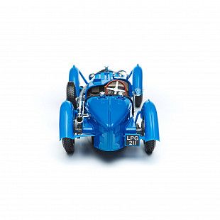 Коллекционная машина Bburago 1:18 Bugatti Type 59 1934 (18-12062) blue