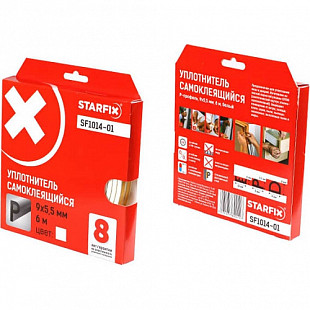 Уплотнитель P 9х5,5 см 0,6 см Starfix (SF1014-01) SF1014-01