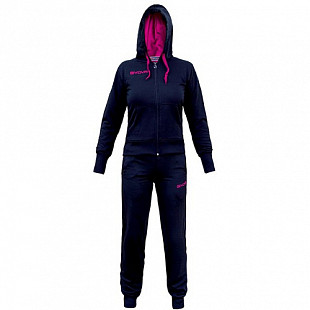 Спортивный костюм женский Givova Tuta Lady TR015 blue/fuchsia