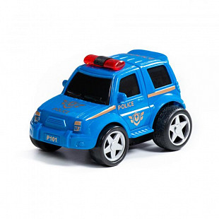 Автомобиль инерционный Полесье Крутой Вираж Полиция 78902 blue