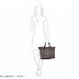 Женская сумка из кожи Pola 8309 dark grey