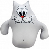 Мягкая игрушка Мнушки Кот Валера серый Аи02вал07