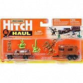 Машинка Matchbox Hitch&Haul 1988 Jeep Wagoneer & Pony Trailer (H1235 HFH85 TPN19) brown