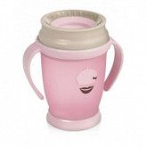Поильник-непроливайка Lovi 360° Retro Baby 250мл 12м+ 1/589new Pink
