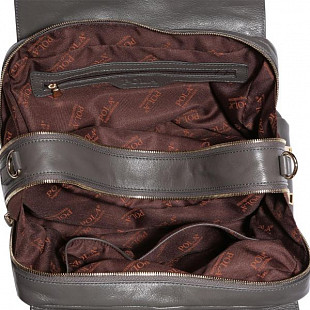 Женская сумка из кожи Pola 9033 dark beige