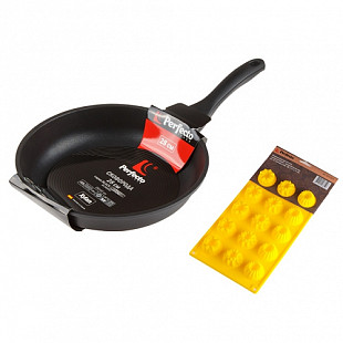Сковорода Perfecto Linea Black Induction 28х6 см+ Форма для выпечки силиконовая 55-281013-2