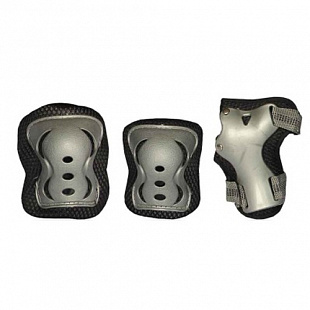 Комплект защиты для роликовых коньков Amigo G-force (Girl) Grey