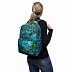 Рюкзак школьный GRIZZLY RD-830-1 /5 turquoise leopard