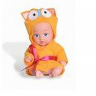 Пупс Qunxing Toys в халате A377D Orange