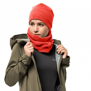Шарф Jack Wolfskin Real Stuff orange coral