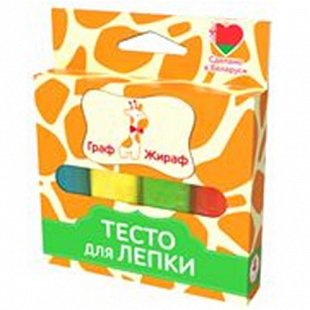 Тесто для лепки "Тесто-пластилин" Классик 4 цвета GG31-4