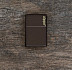 Зажигалка Zippo Classic Brown Matte Zippo Logo 49180ZL