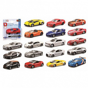 Машинка Bburago 1:64 18-59000 1 шт. (в ассортименте)