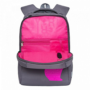 Рюкзак школьный GRIZZLY RG-166-2 /2 grey