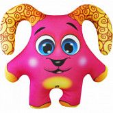 Мягкая игрушка Мнушки Баран розовый Аи02жив15