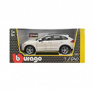 Машинка Bburago 1:24 Porsche Cayenne Turbo (18-21056) white