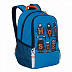 Рюкзак школьный GRIZZLY RB-051-4 /2 azure