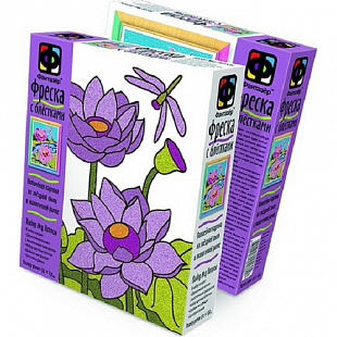 Творческий набор Fantazer 67763 Фреска с блестками «Лотосы» 407060