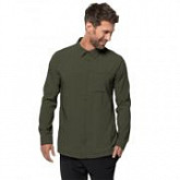 Рубашка мужская Jack Wolfskin Jwp Ls Shirt M green pine