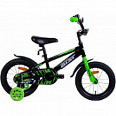 Велосипед Aist Pluto 14" (2019) Black/Green