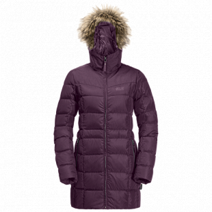 Пальто женское Jack Wolfskin Baffin Island Coat aubergine