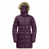Пальто женское Jack Wolfskin Baffin Island Coat aubergine