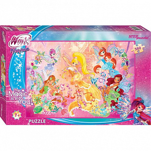 Пазлы Step Puzzle 560 "Winx" 97020
