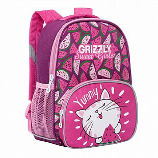 Рюкзак детский GRIZZLY RK-076-1 /2 pink/purple